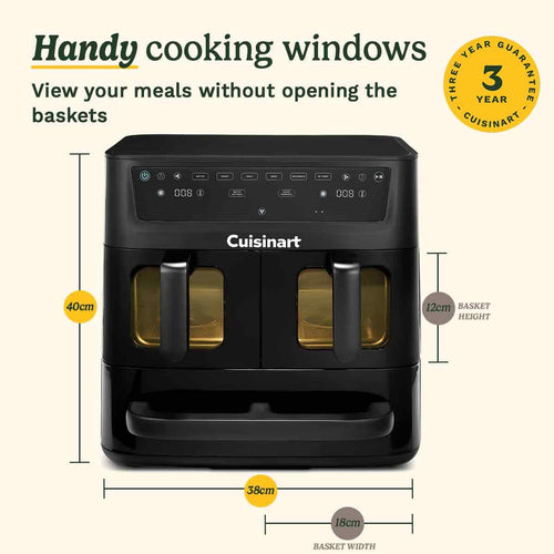 Cuisinart Tri Zone 13.6L Air Fryer & Oven AFT13XBLU in black – product image 2