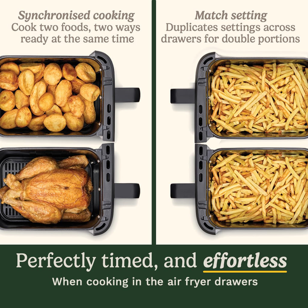 Cuisinart Tri Zone 13.6L Air Fryer & Oven AFT13XBLU in black – product image 4