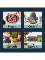 Ninja CRISPi 4-in-1 Portable Air Fryer, Cyberspace Blue FN101UKGY