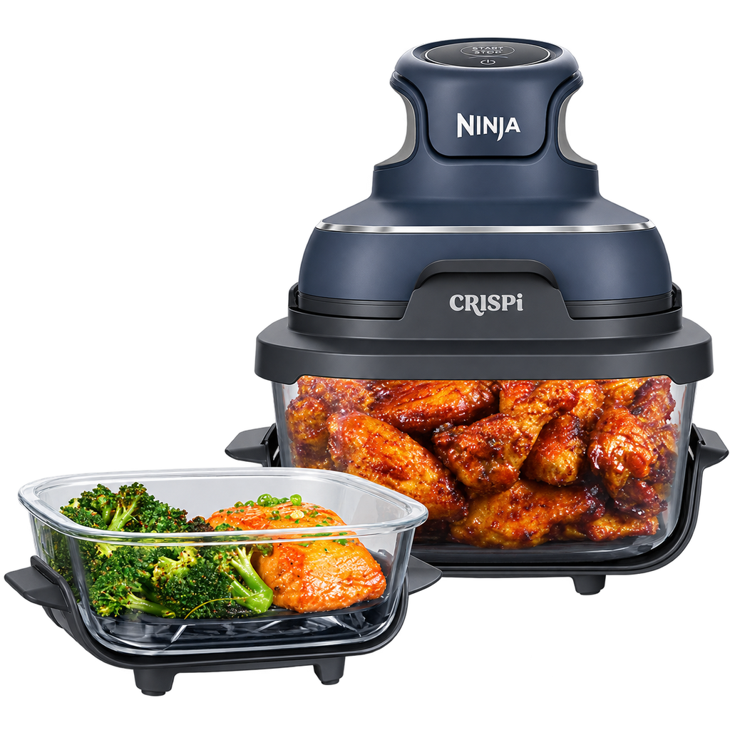 Ninja CRISPi 4-in-1 Portable Air Fryer, Cyberspace Blue FN101UKGY