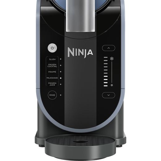 Ninja SLUSHi FS301UK Frozen Drink Maker, Arctic Blue and Grey – close-up view