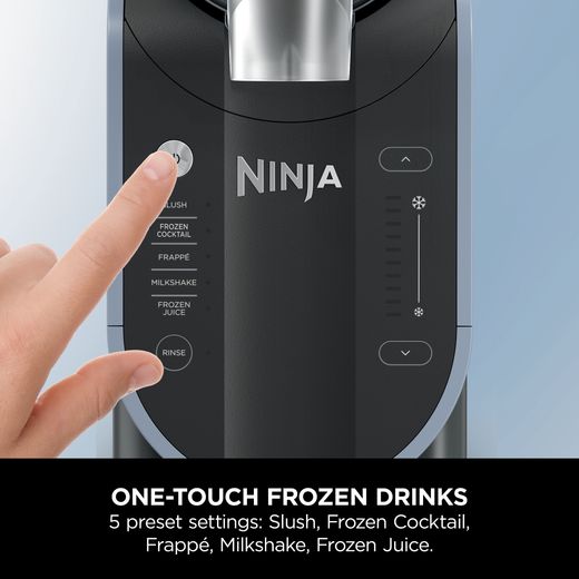Ninja SLUSHi FS301UK Frozen Drink Maker, Arctic Blue and Grey – five drink presets