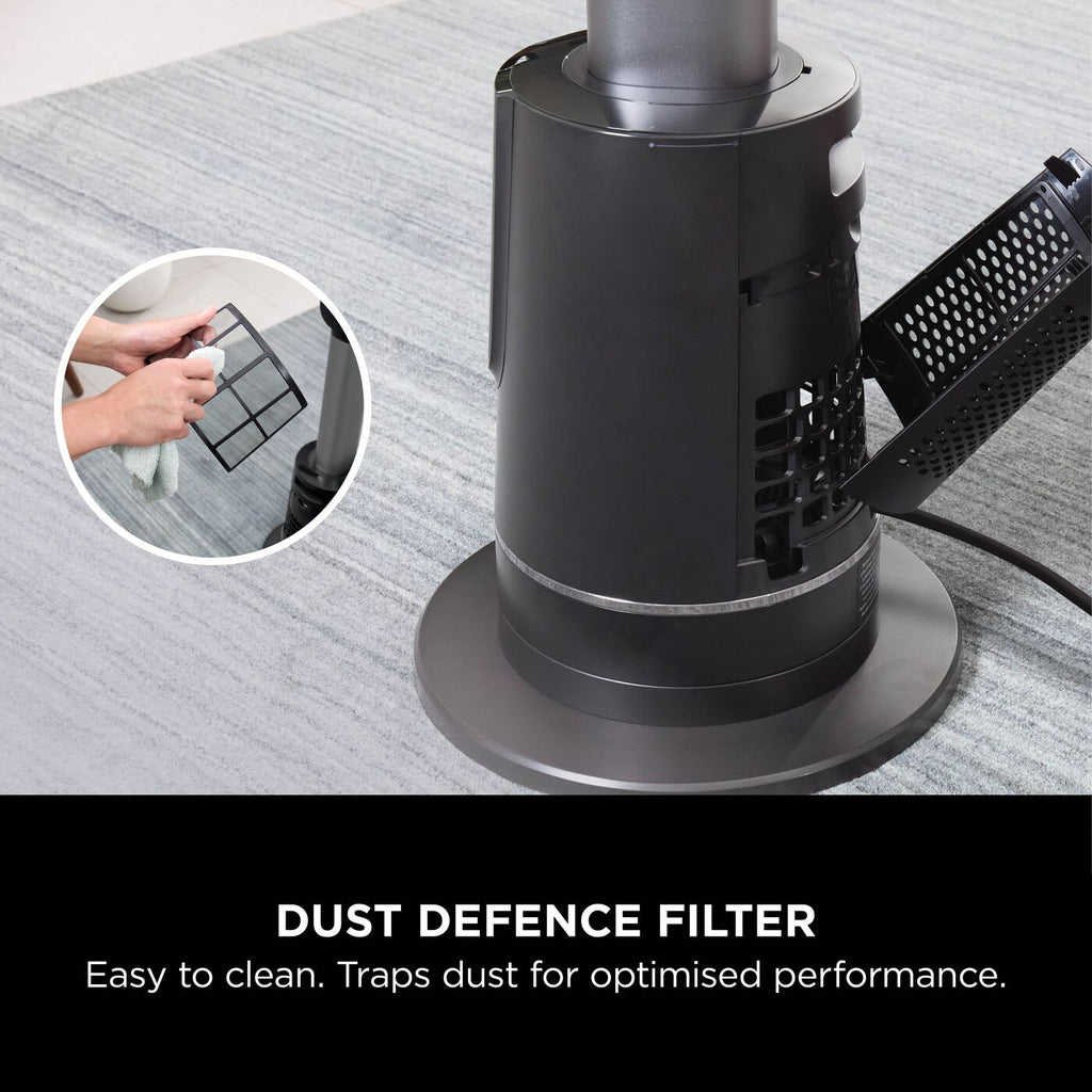 Shark TurboBlade Cool + Heat – Charcoal – Dust Defence filter