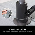 Shark TurboBlade Cool + Heat – Charcoal – Dust Defence filter