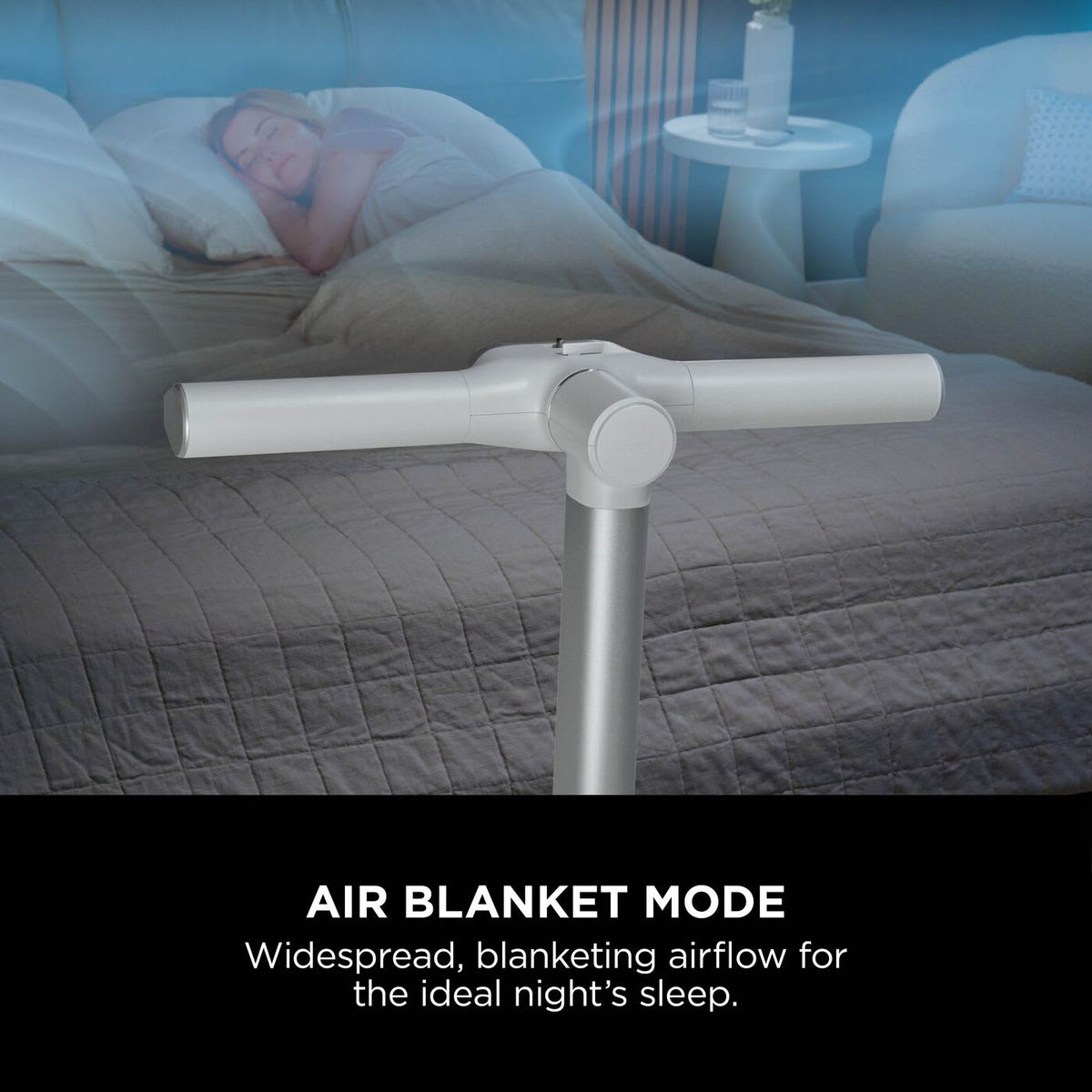Shark TurboBlade Cool + Heat – Pearl – horizontal Air Blanket mode