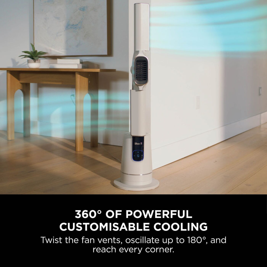 Shark TurboBlade Cool + Heat – Pearl – adjustable cooling airflow