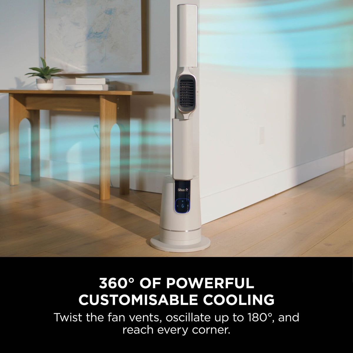 Shark TurboBlade Cool + Heat – Pearl – adjustable cooling airflow